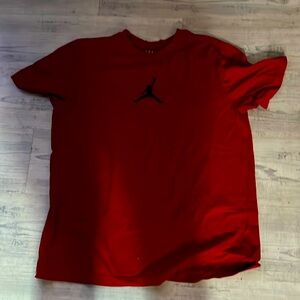 Red Nike Jordan t-shirt